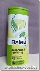 Balea Duschcreme mit Limette & Aloe Vera